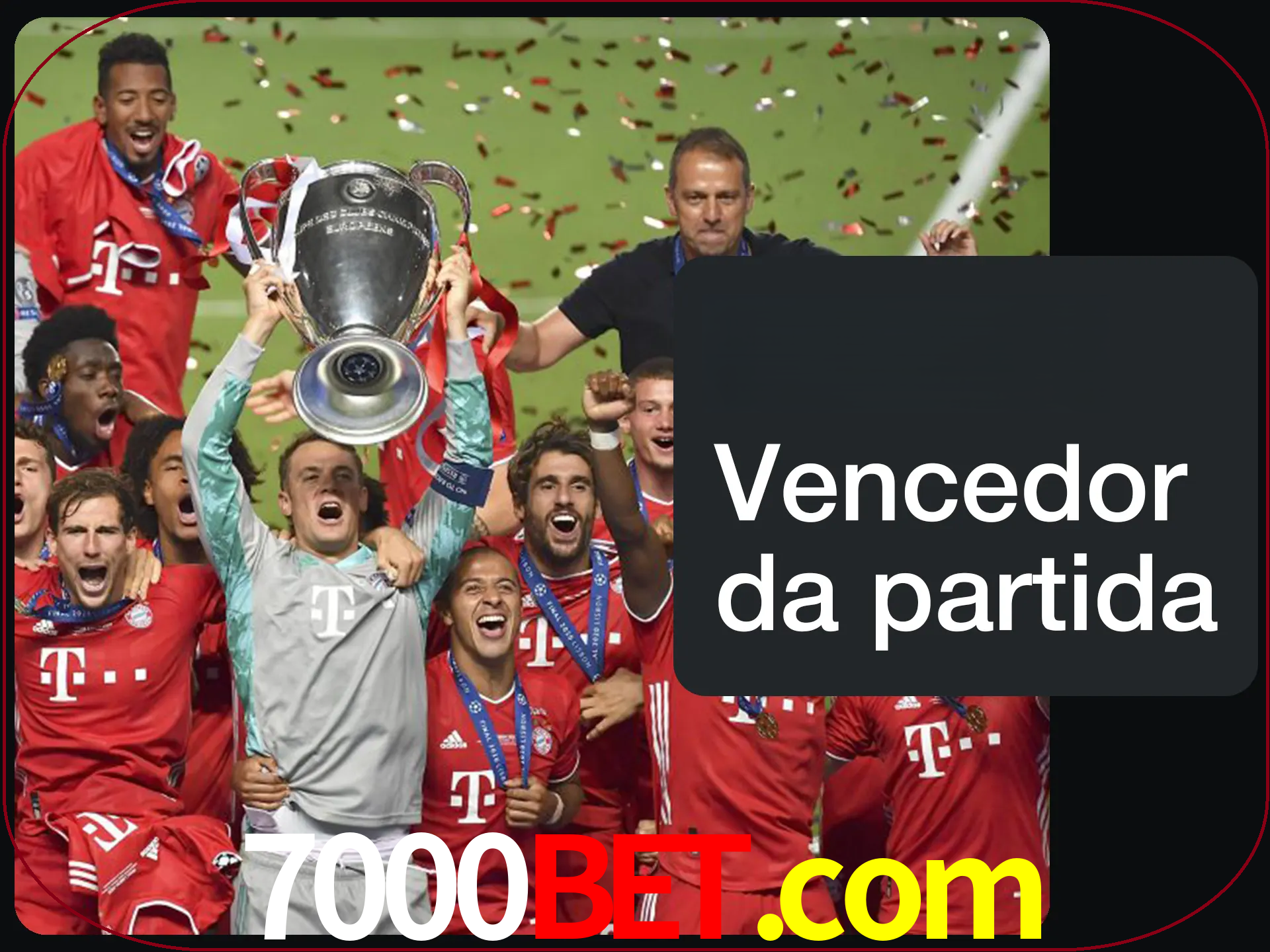 Aposte no vencedor e ganhe uma grande quantia de dinheiro.