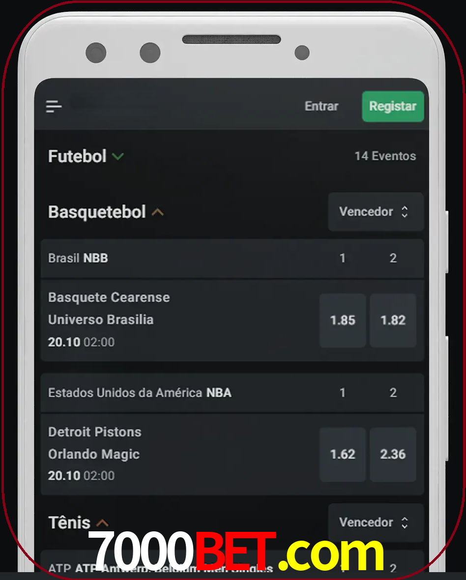 Aposte e assista aos esportes em formato ao vivo.